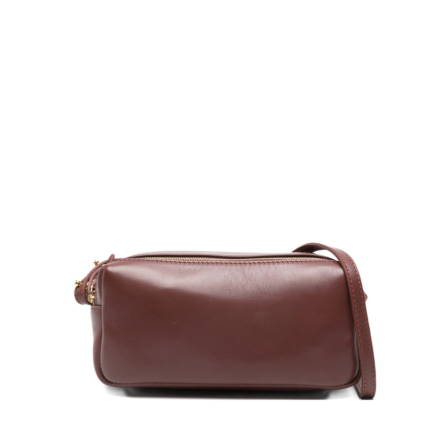 Elleme Bag Russet Brown Calf Leather Satchels & Cross Body