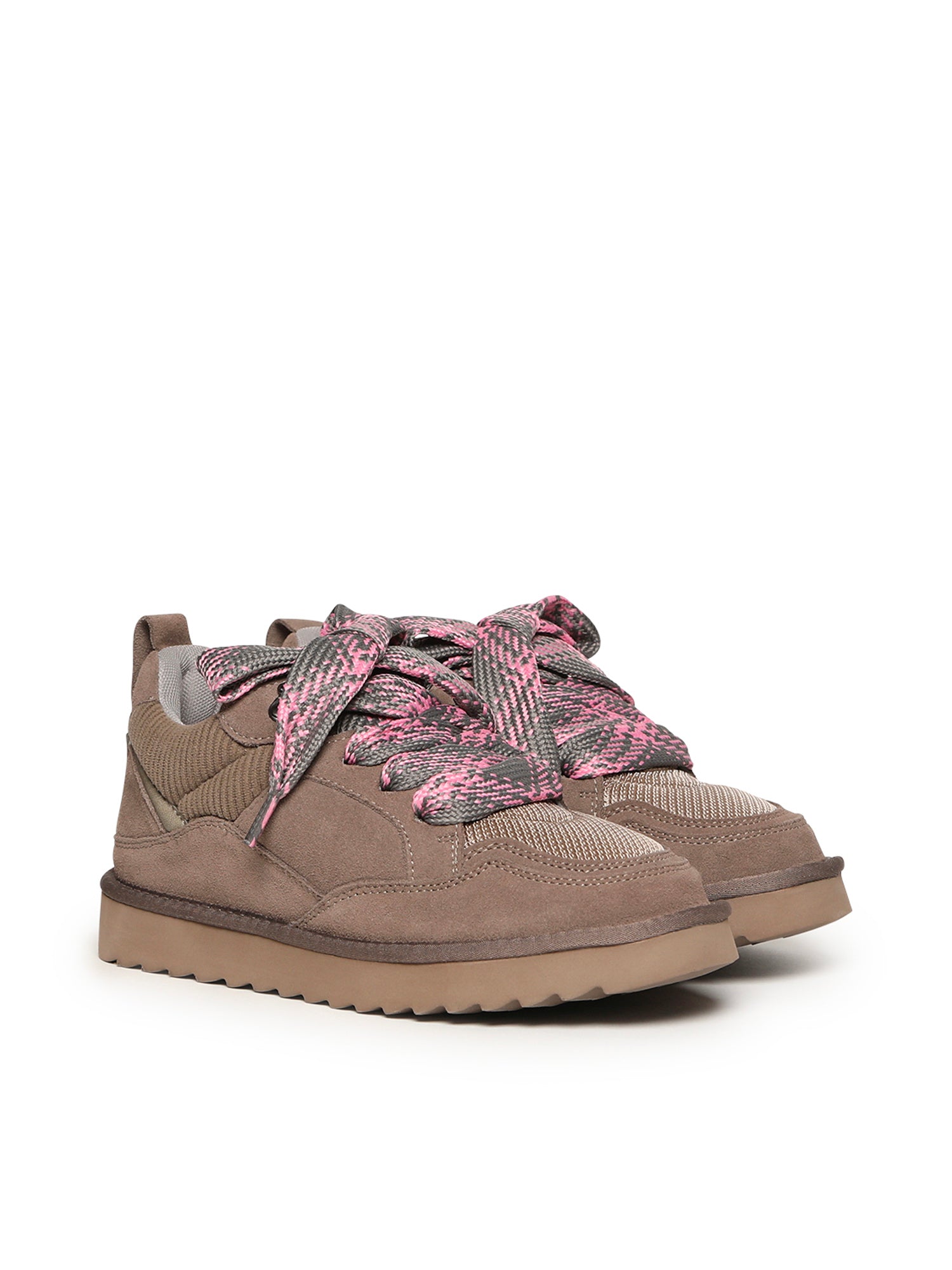 Colors of California Sneakers Beige Suede