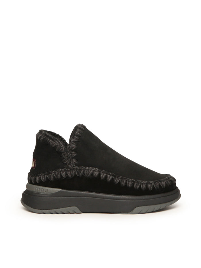 Mou Boots Black Sheepskin