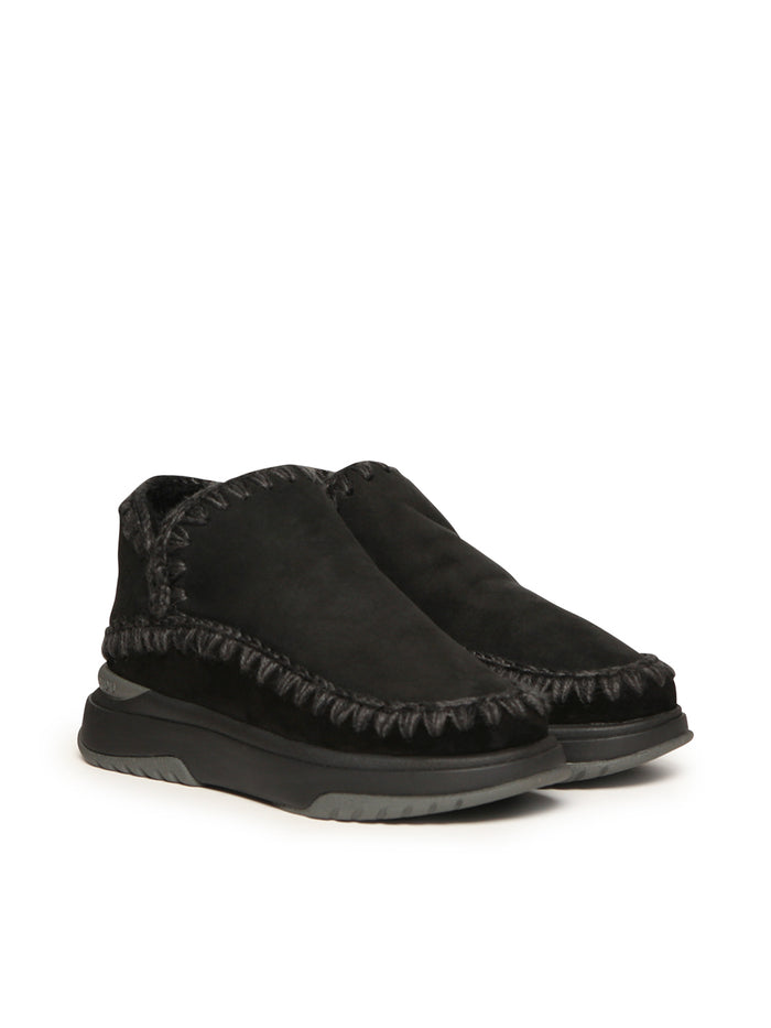 Mou Boots Black Sheepskin