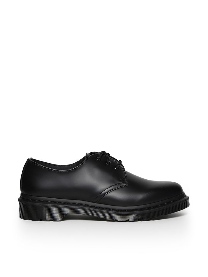Dr. Martens Flat Shoes Black Leather