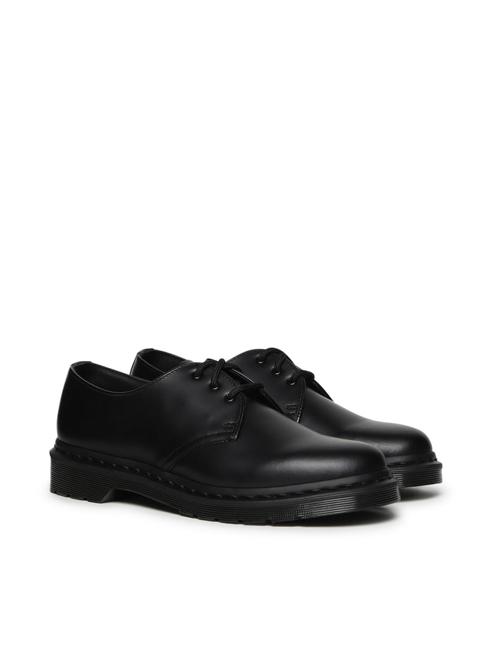 Dr. Martens Flat Shoes Black Leather
