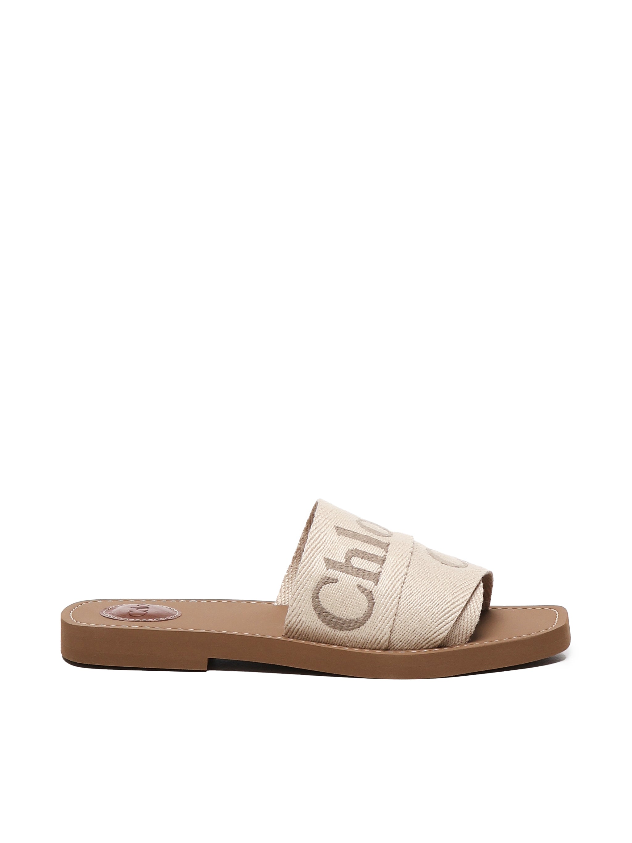 Chloè Sandals Blushy Beige Linen