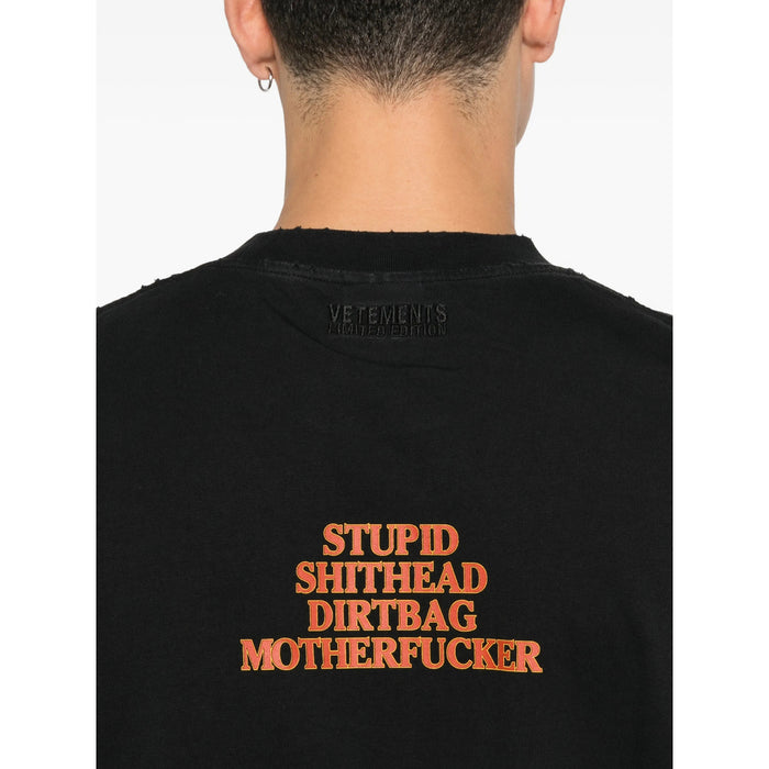 T-Shirt Vetements Black Cotton: T-shirts