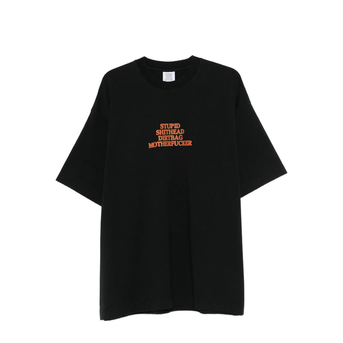 T-Shirt Vetements Black Cotton: T-shirts