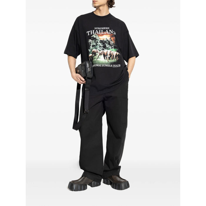 T-Shirt Vetements Black Cotton: T-shirts