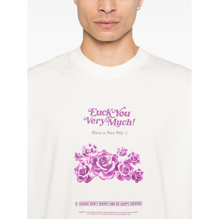 T-Shirt Vetements Neutrals/purple Cotton: T-shirts