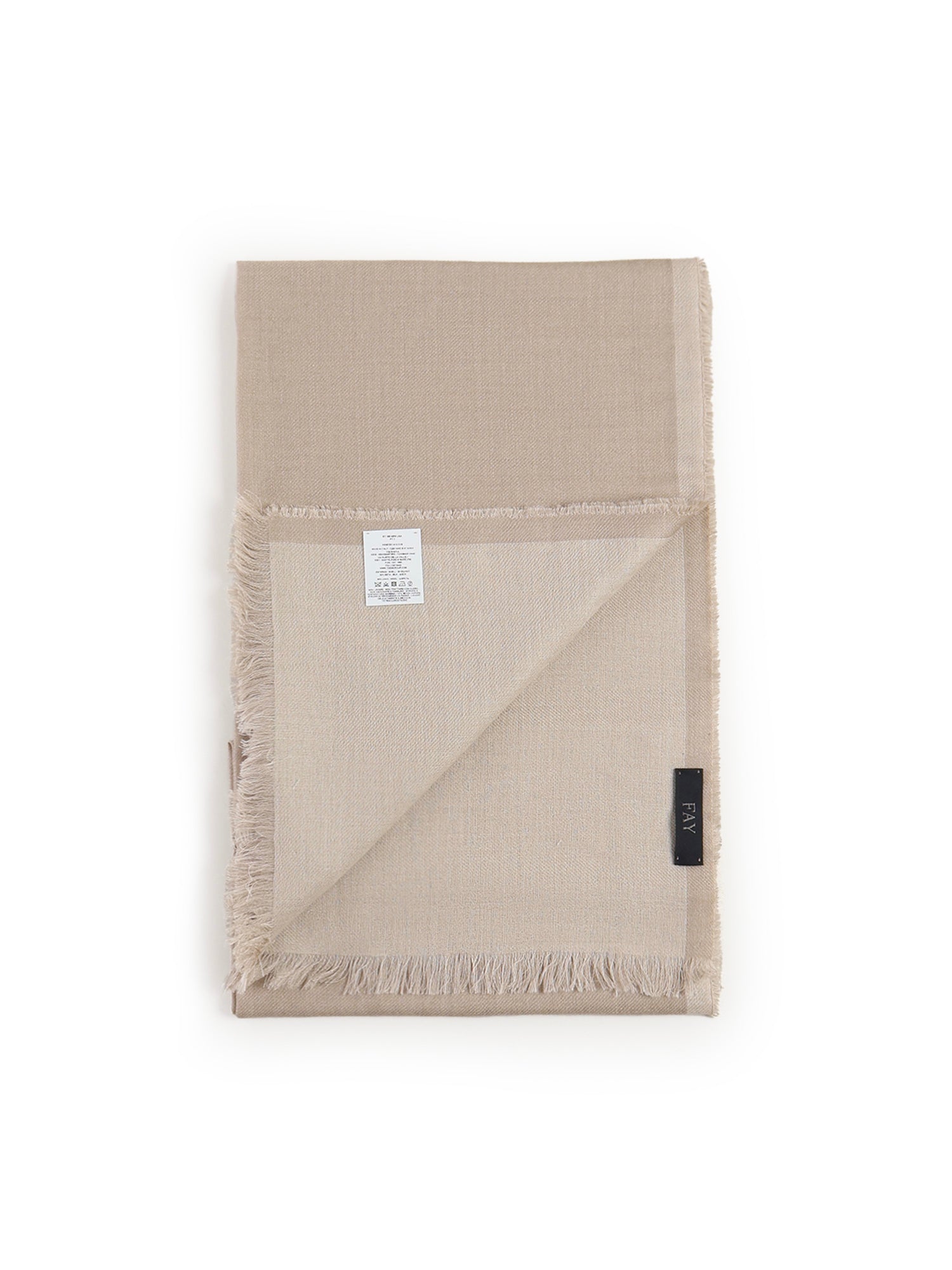 Fay Scarfs Beige Silk