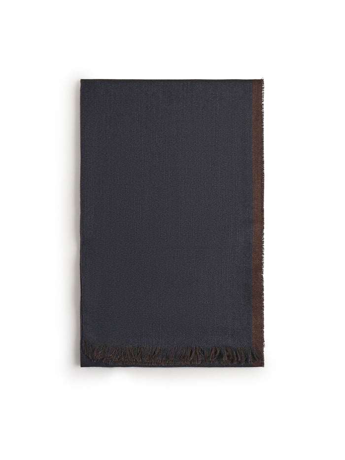 Fay Scarfs Blue/brown Silk