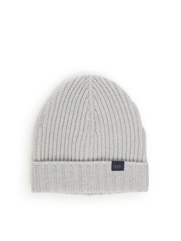 Fay Hats Gray Virgin Wool