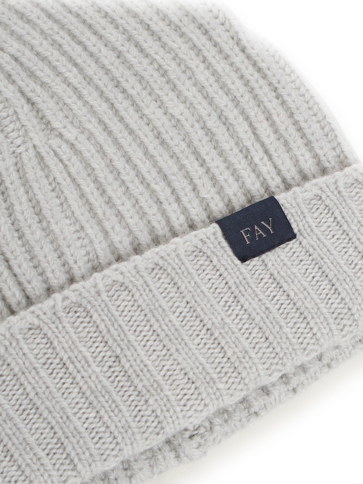 Fay Hats Gray Virgin Wool