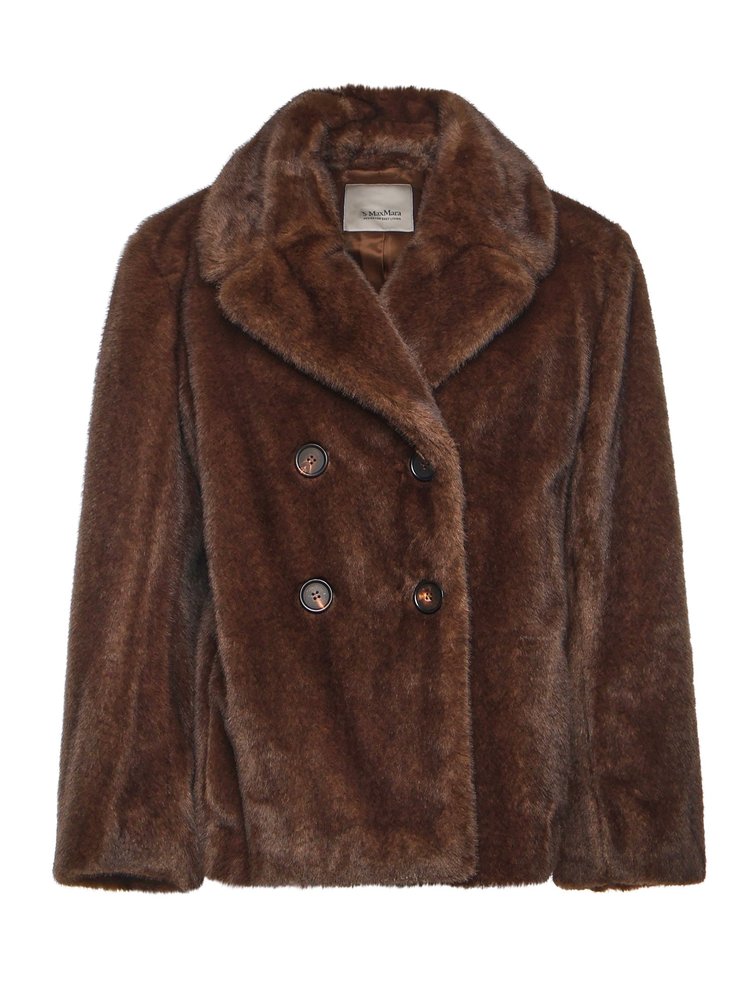 S Max Mara Coats Brown Polyester