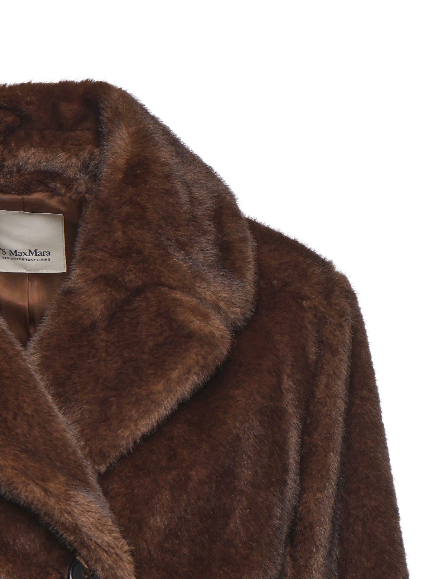 S Max Mara Coats Brown Polyester
