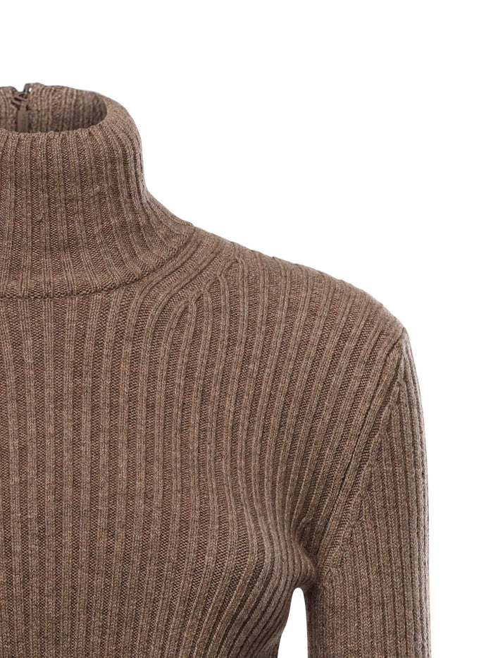 Max Mara Sweaters Hazelnut Wool