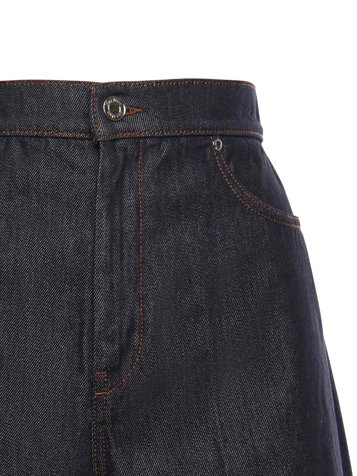 Max Mara Jeans Blue Cotton