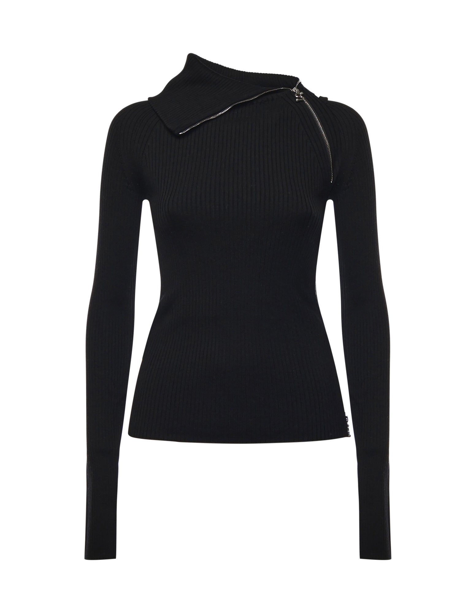 Sportmax Sweaters Black Virgin Wool