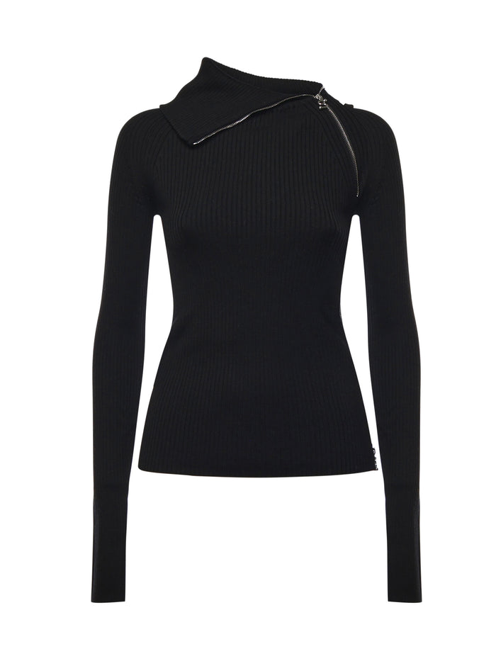 Sportmax Sweaters Black Virgin Wool