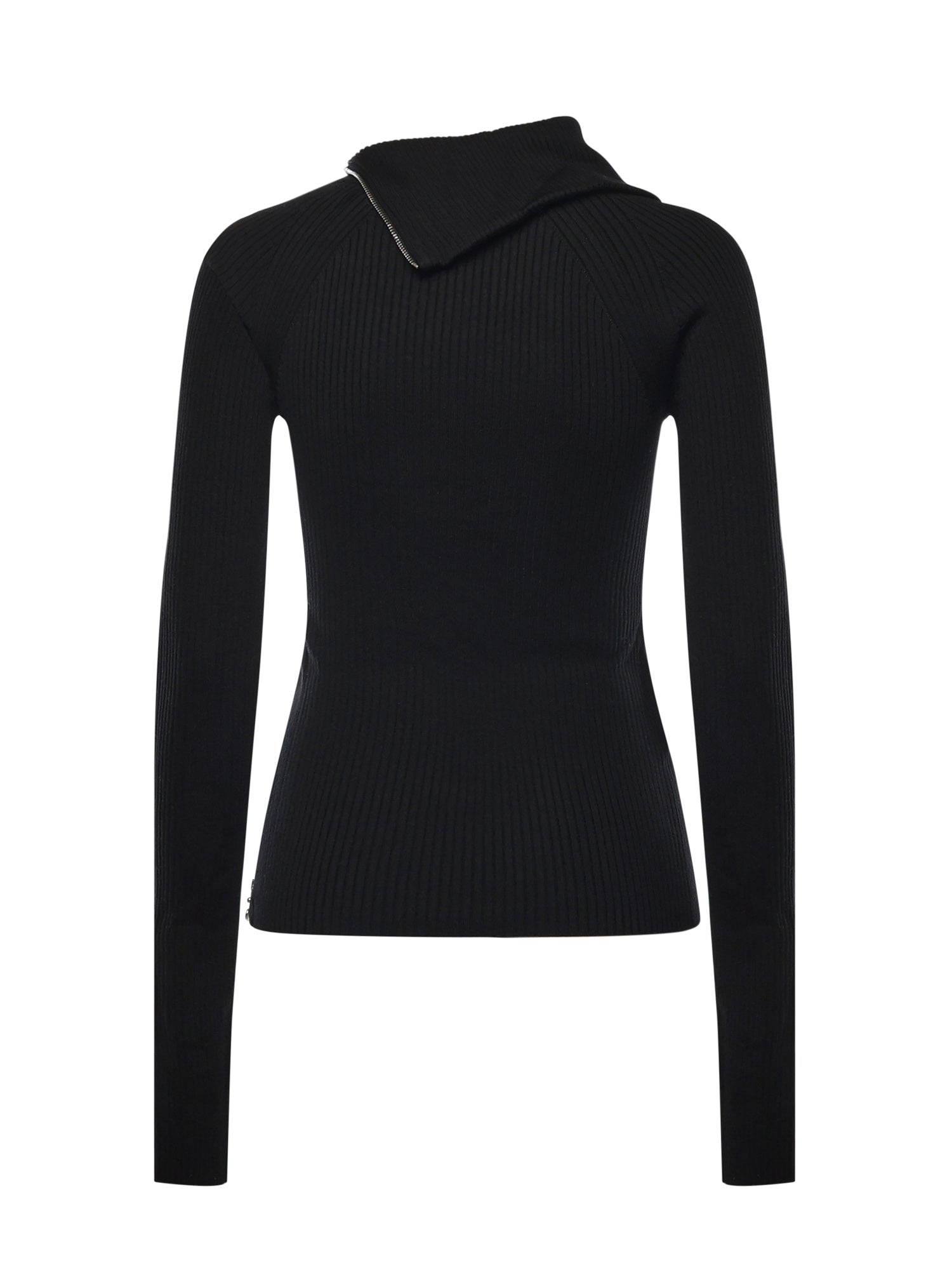 Sportmax Sweaters Black Virgin Wool