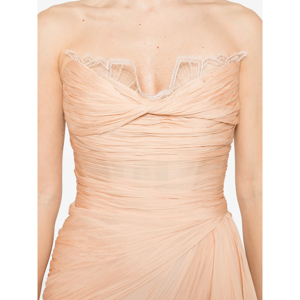 Dress Maria Lucia Hohan Neutrals Silk: 100