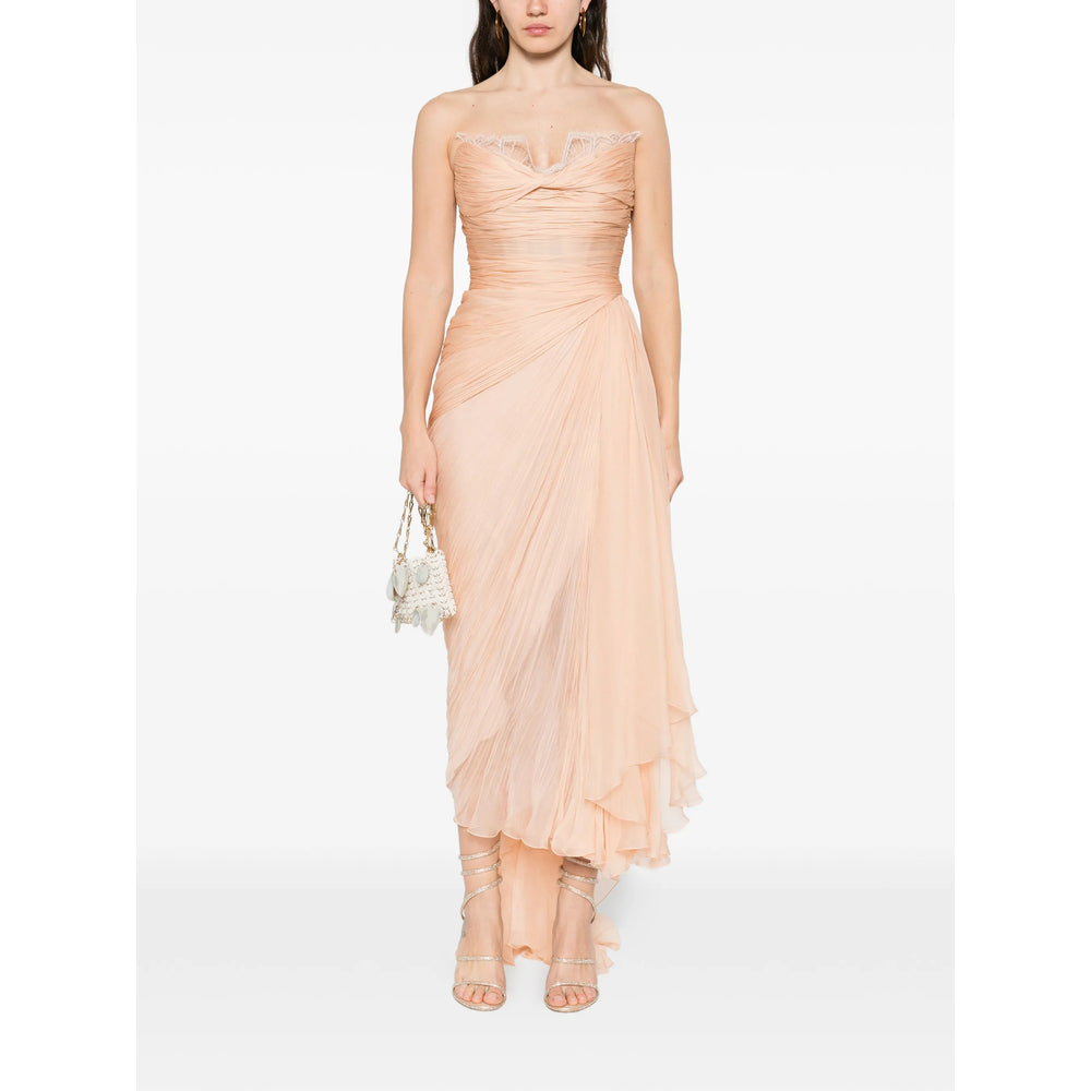 Dress Maria Lucia Hohan Neutrals Silk: 100