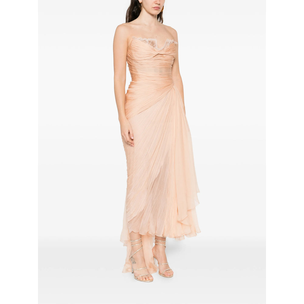 Dress Maria Lucia Hohan Neutrals Silk: 100
