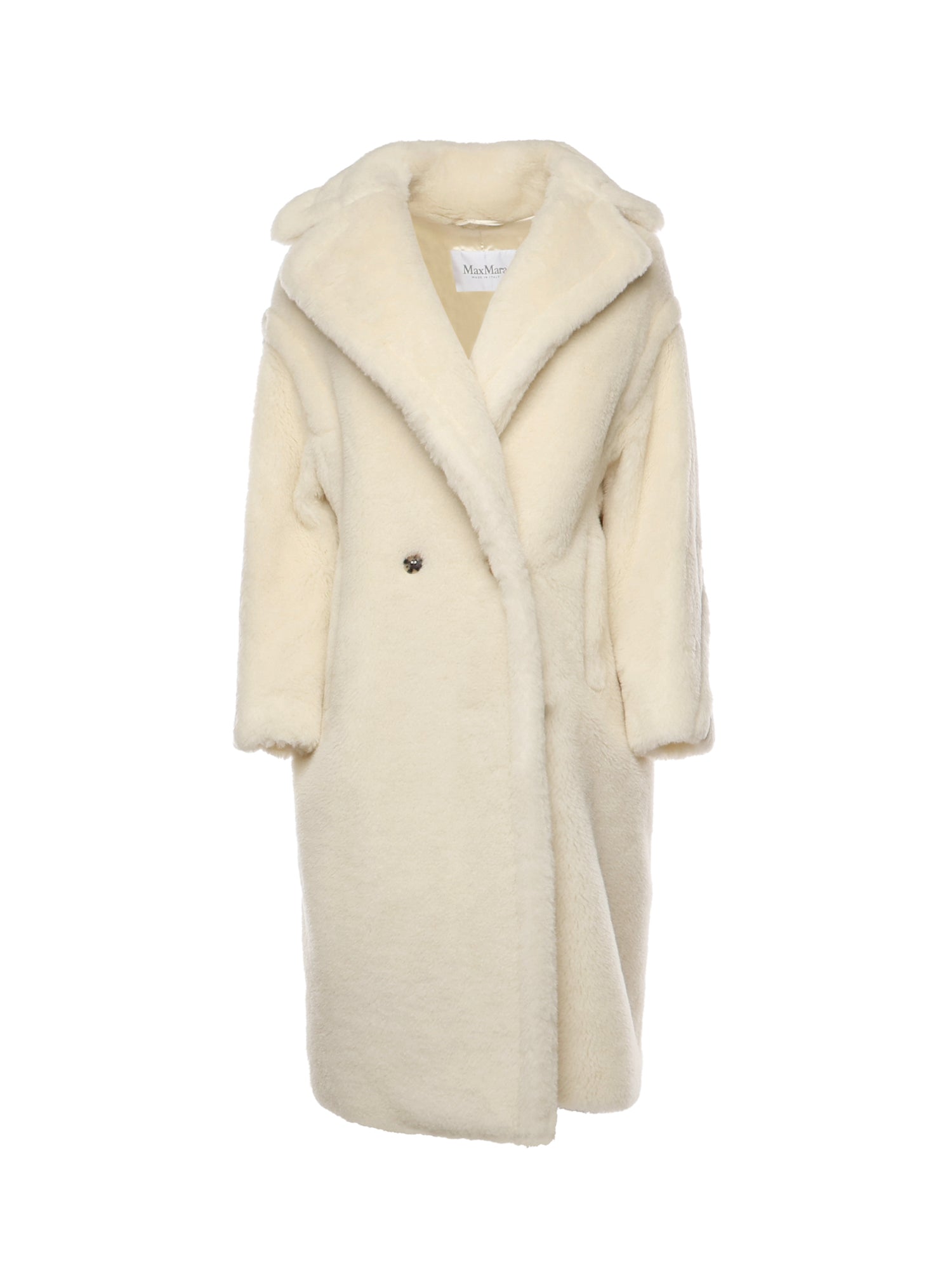 Max Mara Coats White Alpaca