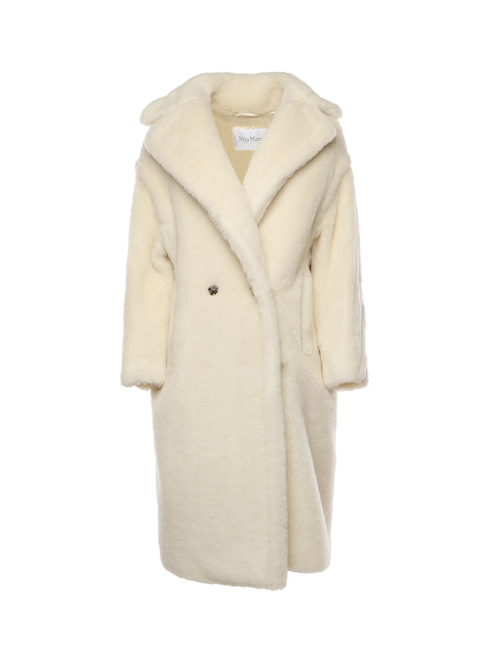 Max Mara Coats White Alpaca