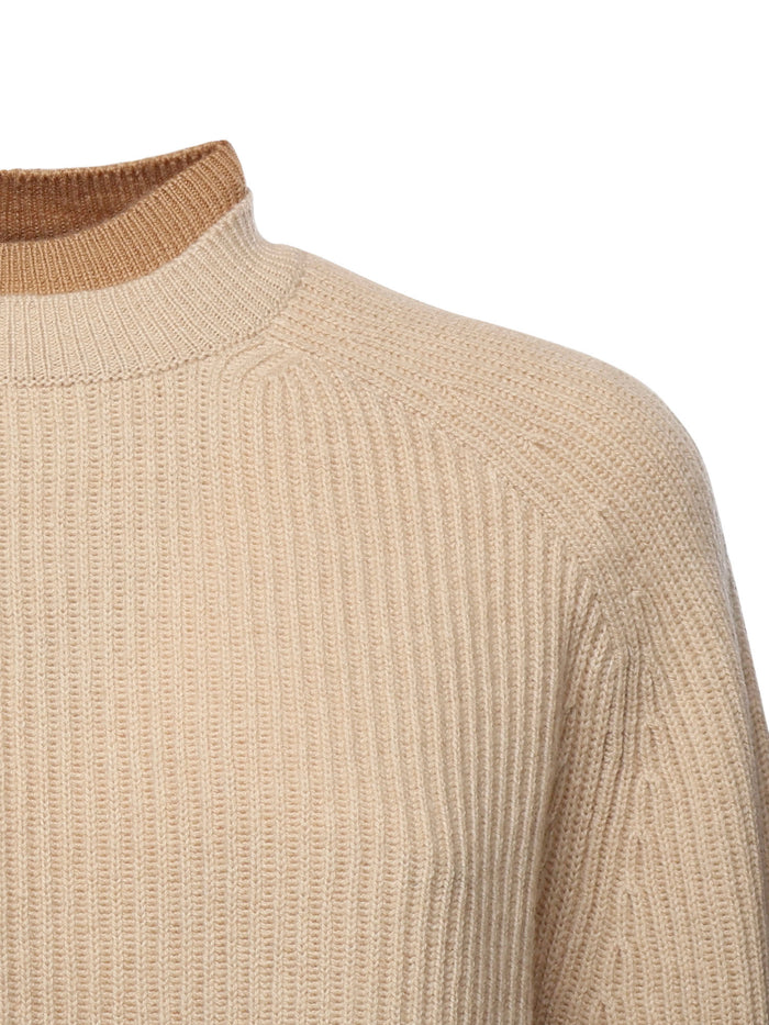 Max Mara Sweaters Beige Wool