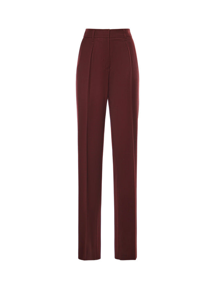 Max Mara Rtw Red Virgin Wool