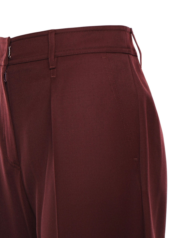 Max Mara Rtw Red Virgin Wool