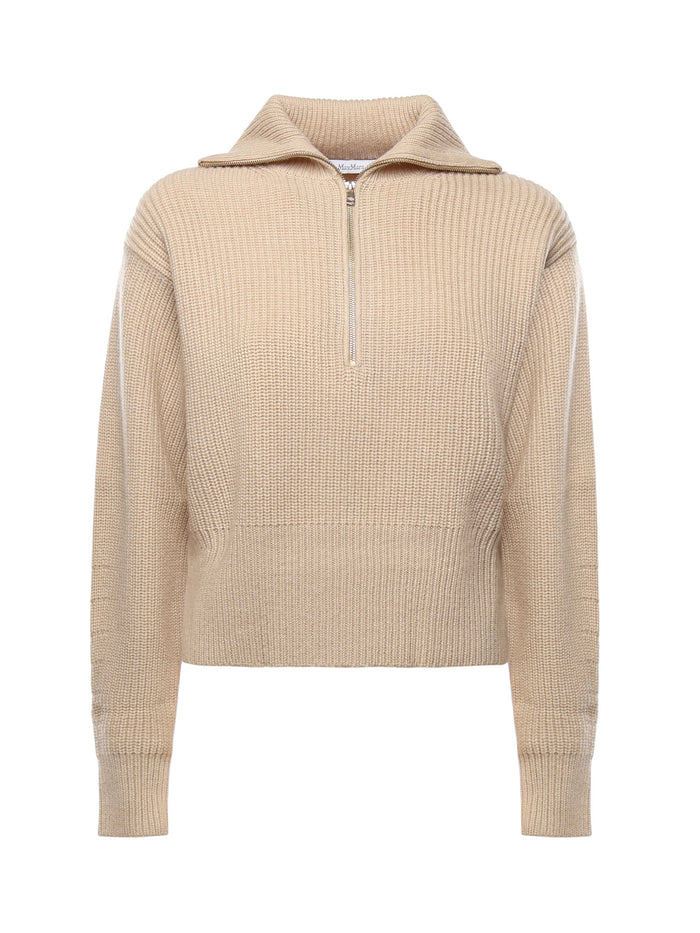 Max Mara Sweaters Beige Wool