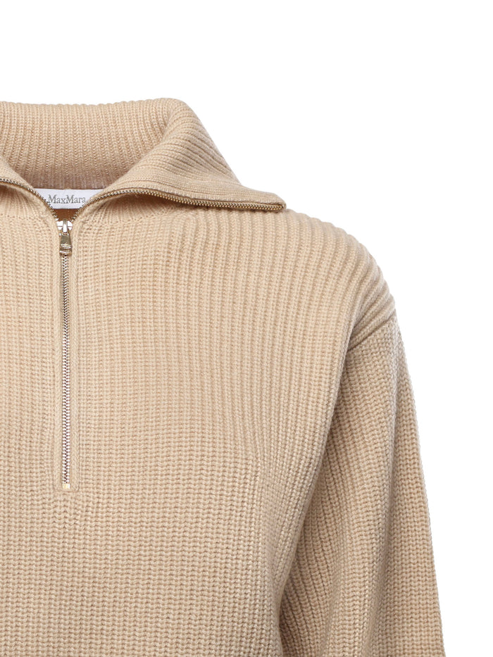 Max Mara Sweaters Beige Wool