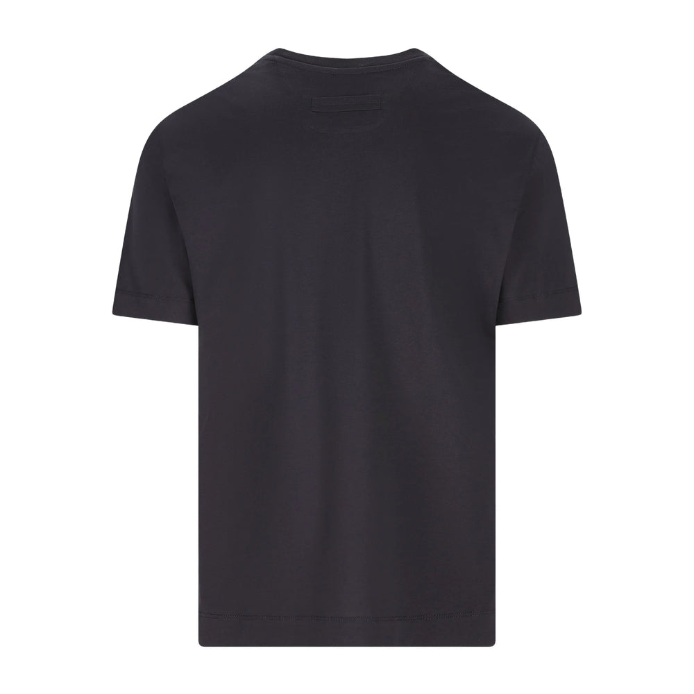 T-Shirt Zegna Blue Cotton: 100. T-shirts