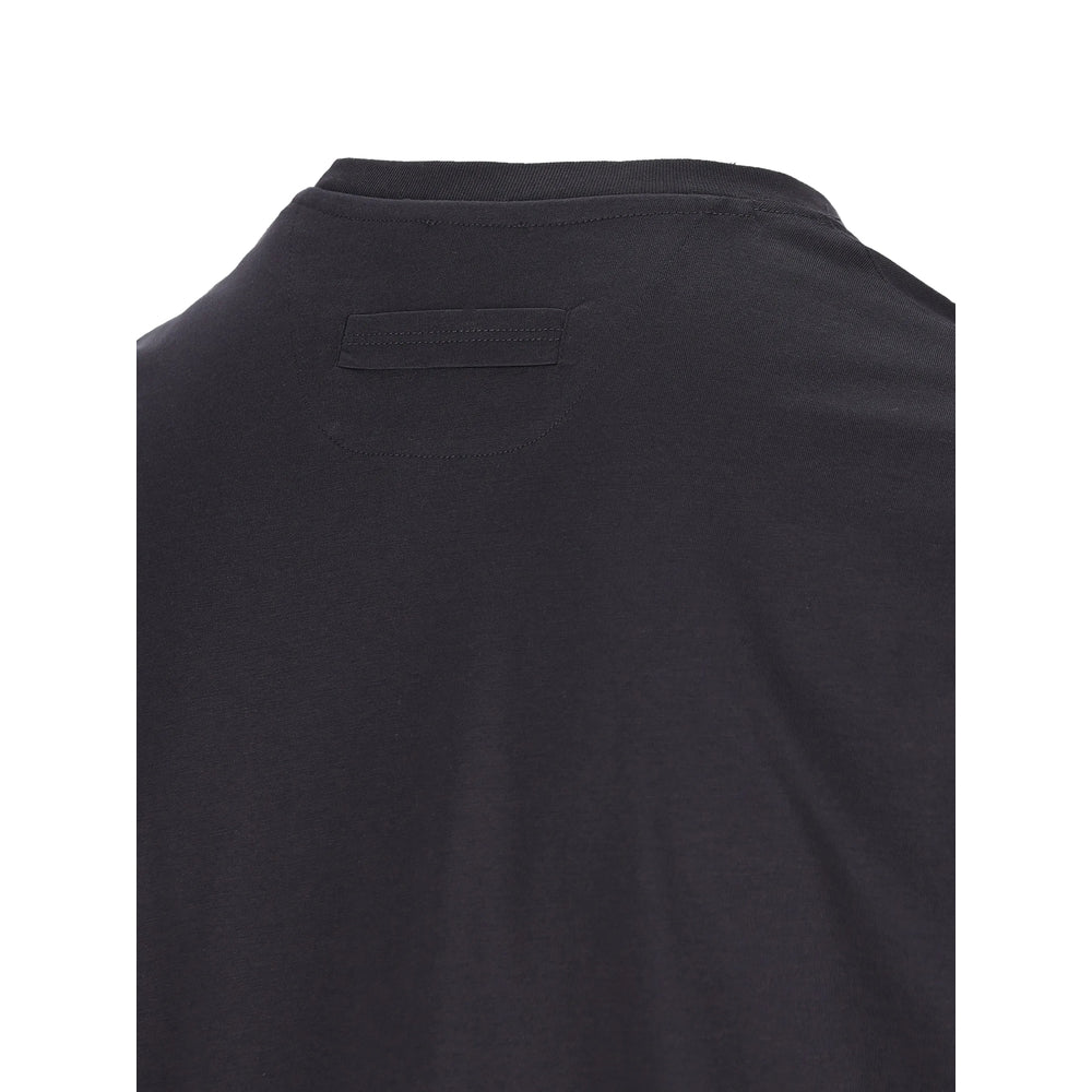 T-Shirt Zegna Blue Cotton: 100. T-shirts