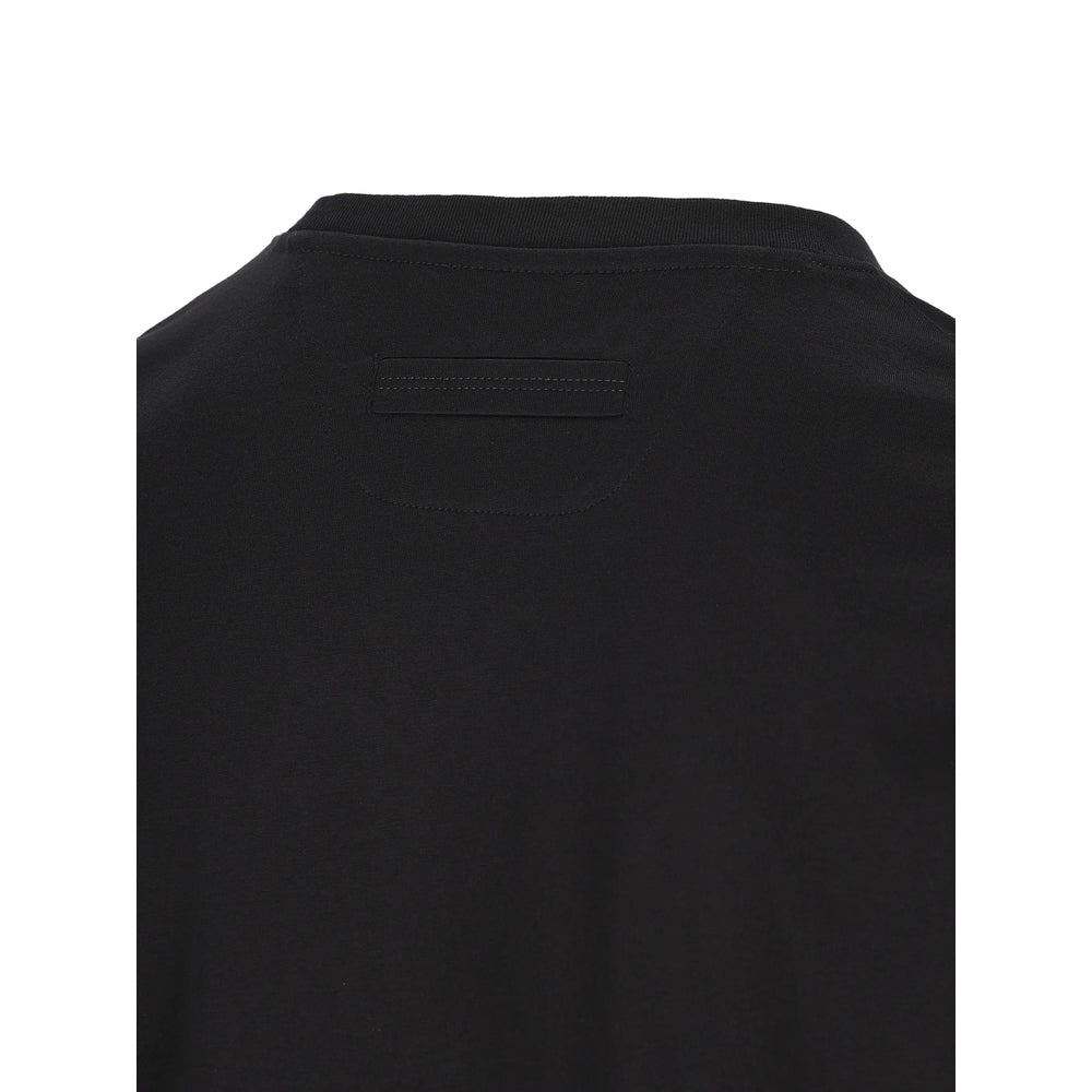 T-Shirt Zegna Black Cotton: 100. T-shirts