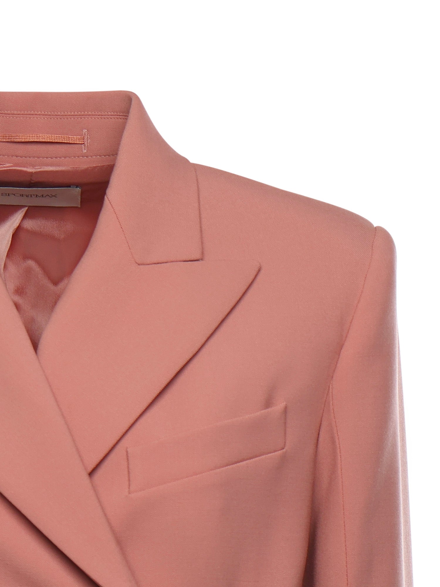 SportMax Jackets Pink Virgin Wool