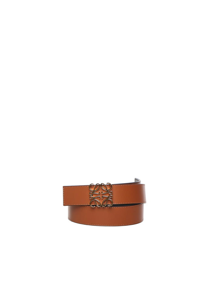 Loewe Belts Tan/black/gold Calfskin