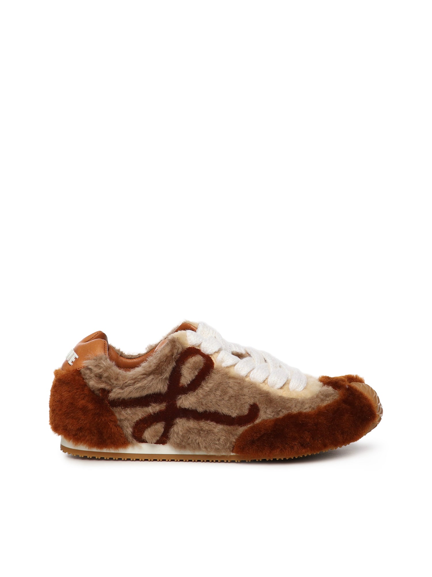 Loewe Sneakers Tan Multitone Shearling