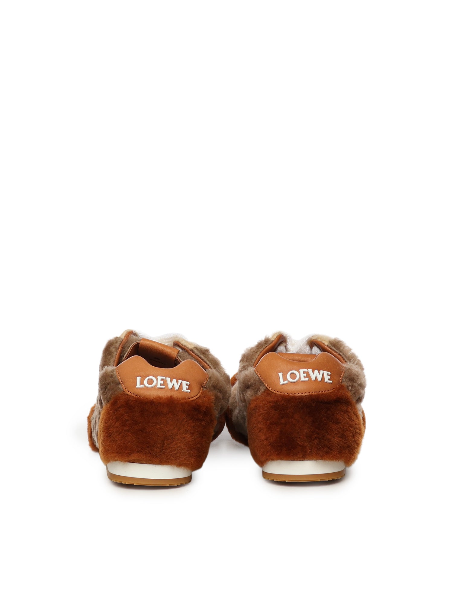 Loewe Sneakers Tan Multitone Shearling