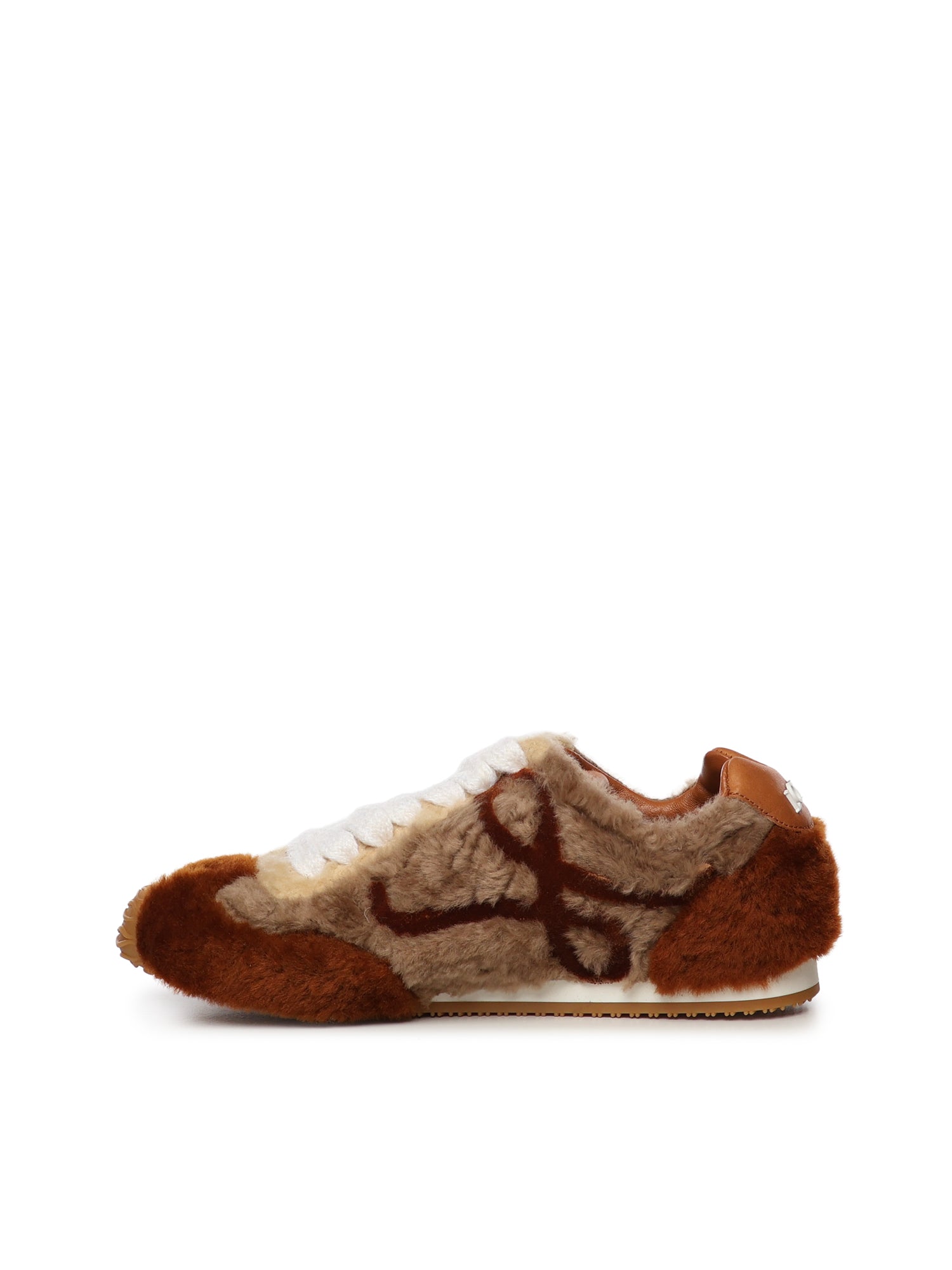 Loewe Sneakers Tan Multitone Shearling