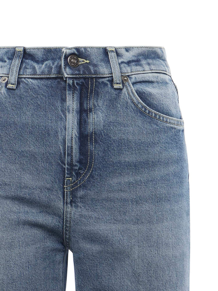 Dondup Jeans Blue Cotton Lyocell Elastane