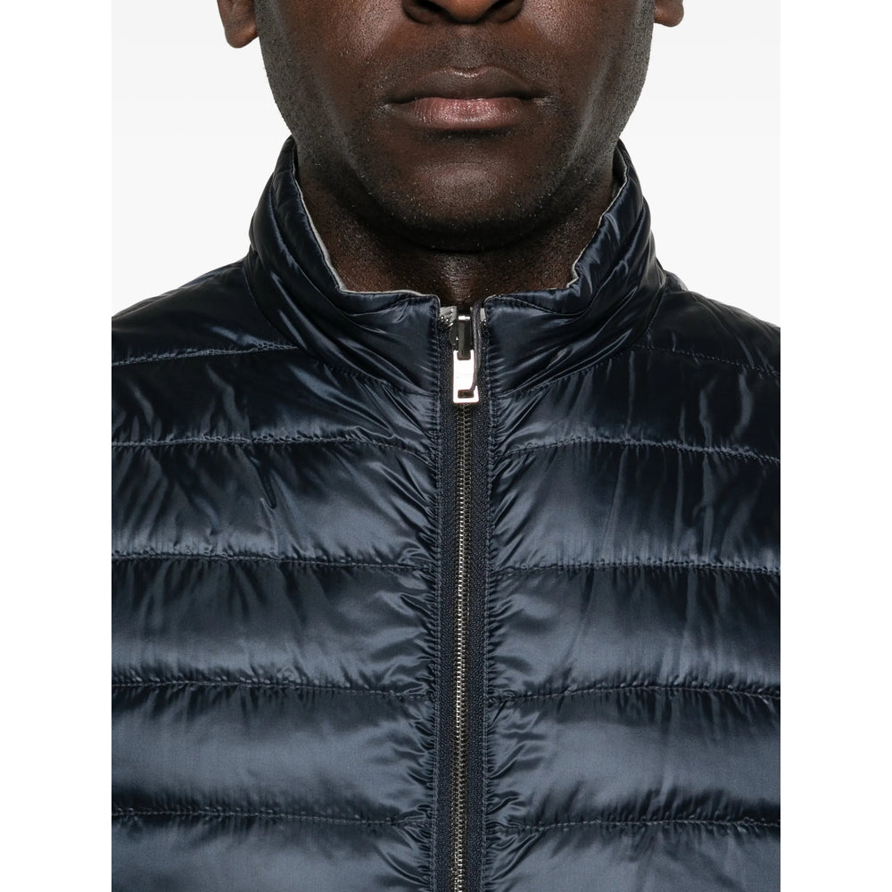 Outwear Waistcoat Herno Blue/grey Acrylic: 100. Waistcoats