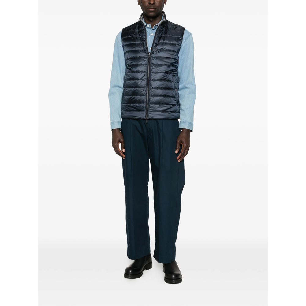 Outwear Waistcoat Herno Blue/grey Acrylic: 100. Waistcoats
