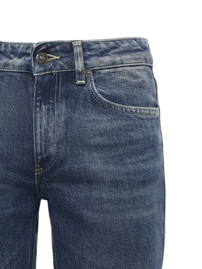 Dondup Jeans Blue Cotton Lyocell Elastane
