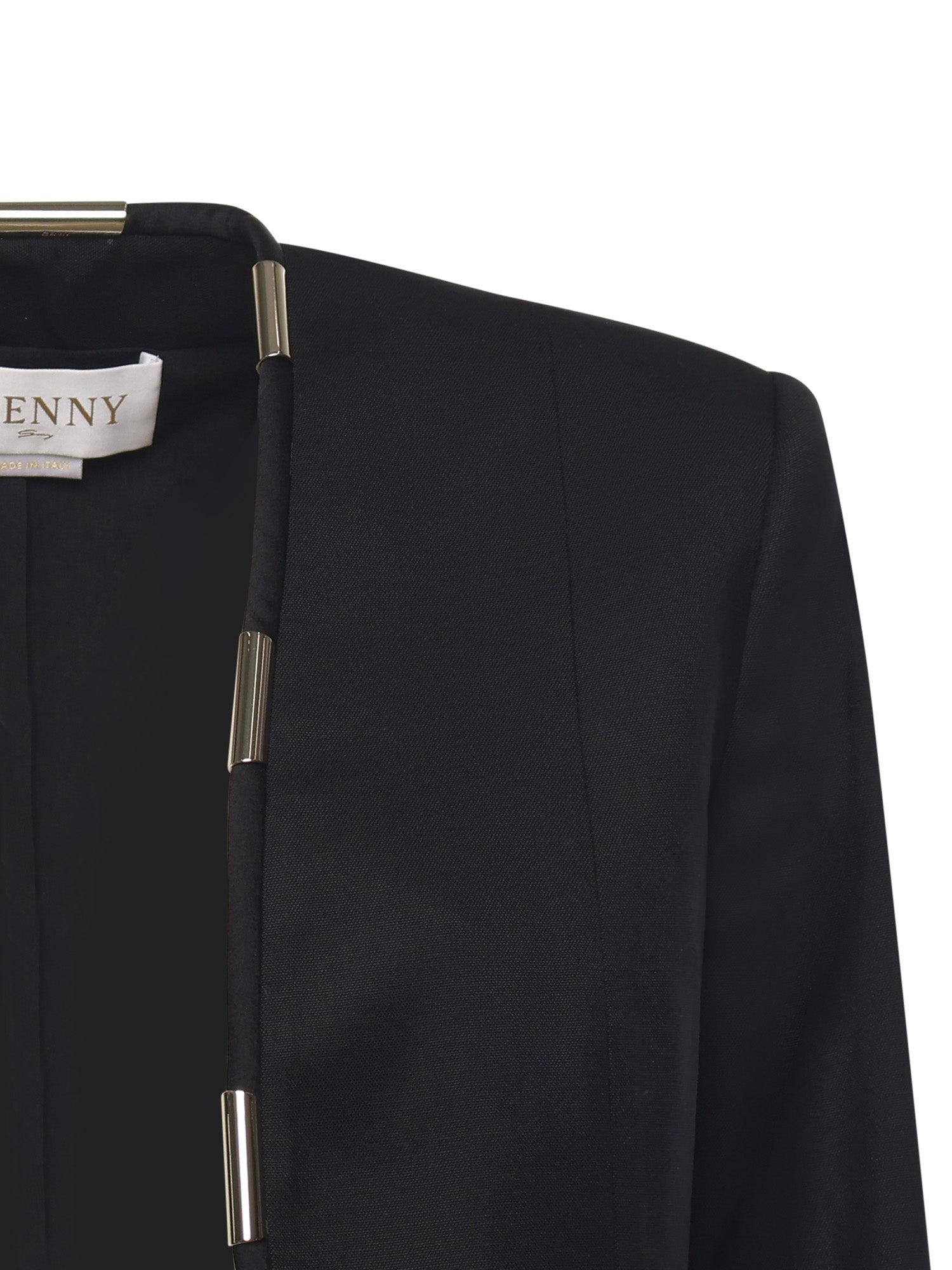 Genny Jackets Black Viscose