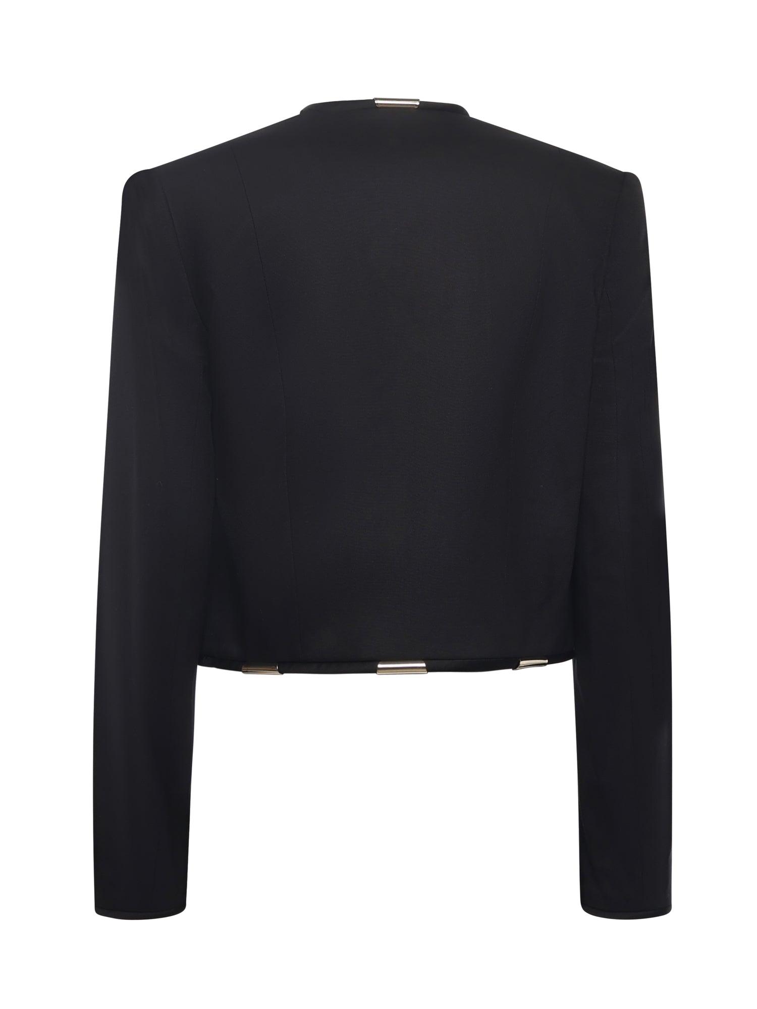 Genny Jackets Black Viscose