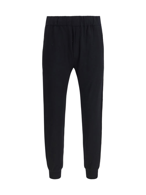 Prada 100% Nylon joggers in black