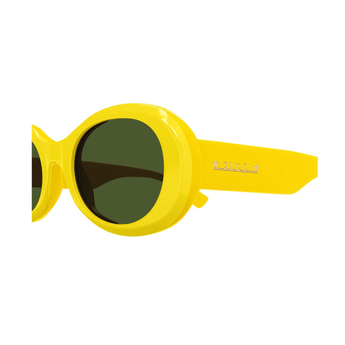 GG1587S Linea Lettering 004 Giallo Acetate Occhiali Sole