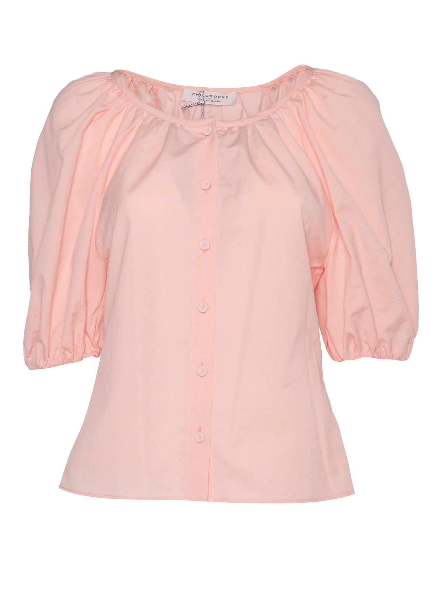 Shirt Pink Cotton Polyamide