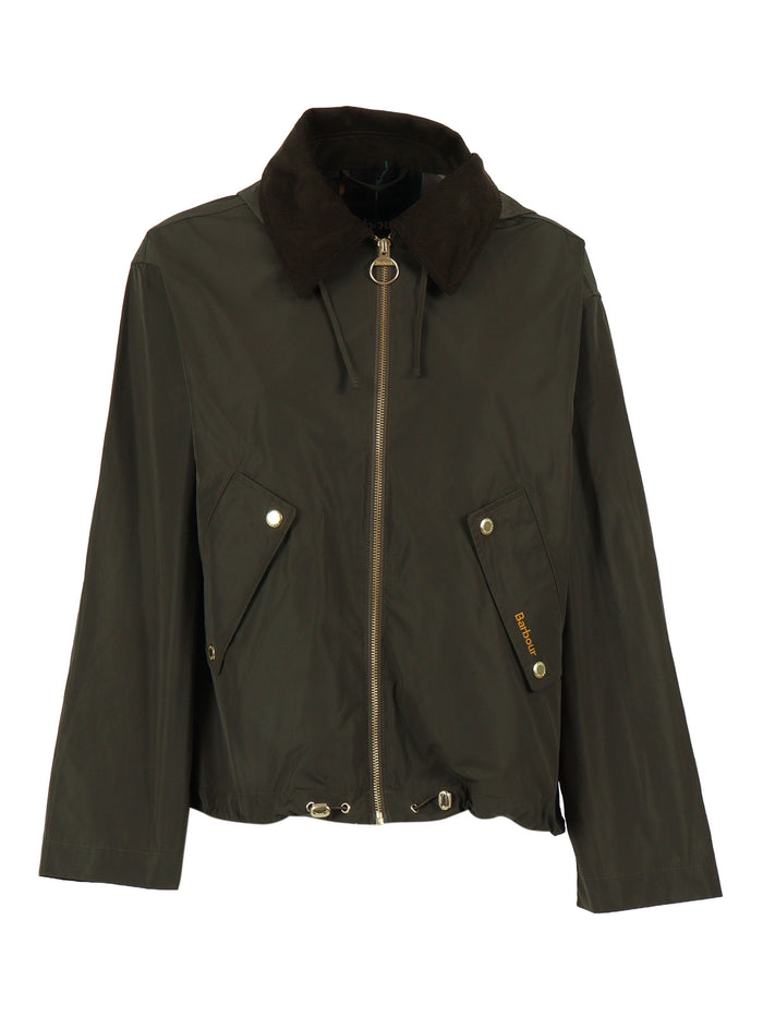 WEAVER SHOWERPROOF JACKET Green Polyester Heavy